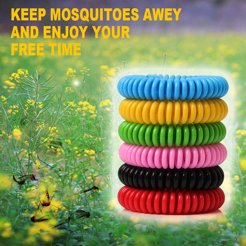 [Australia - AusPower] - BuggyBands Mosquito Bracelets, 24 Pack Individually Wrapped, DEET Free, Natural and Waterproof Band 