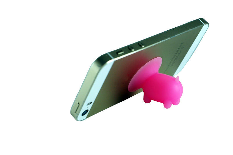 [Australia - AusPower] - 6 Pack - The Original Piggy Cell Phone Stand/Phone Grip/Cell Phone Accessory Red, Purple, Pink, Green, Blue & Black 
