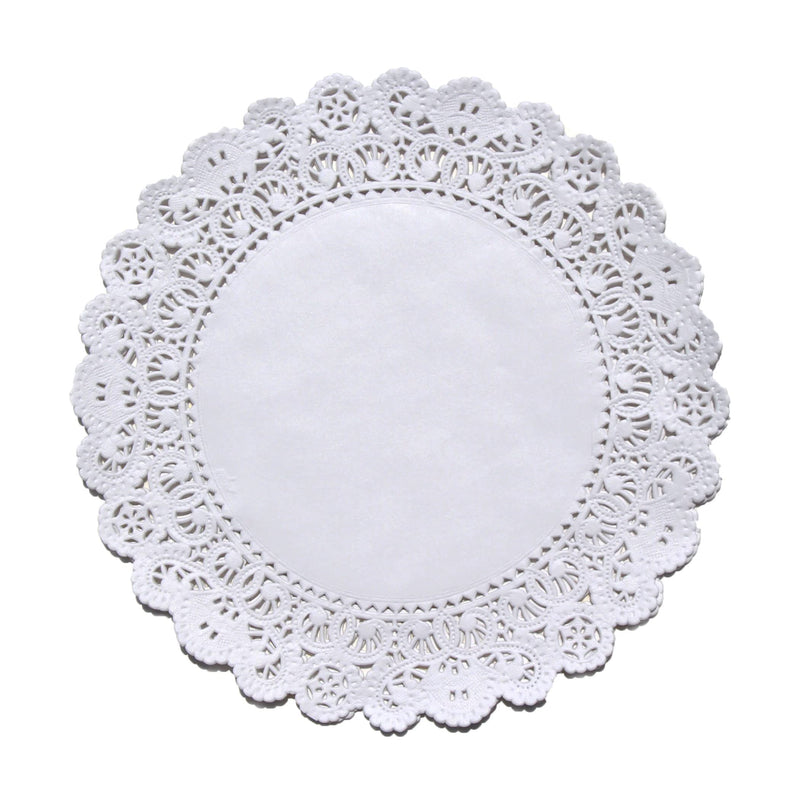 [Australia - AusPower] - Regency Wraps 4" White Elegant Paper Lace Doilies 4", 18 