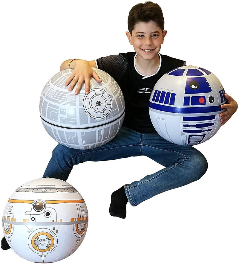 [Australia - AusPower] - Large Play Balls Set - Fun Indoor and Outdoor Gift - Can Use for Play/Room Decor/Party Decor/Pool Inflatable Water Toys PACK 3 