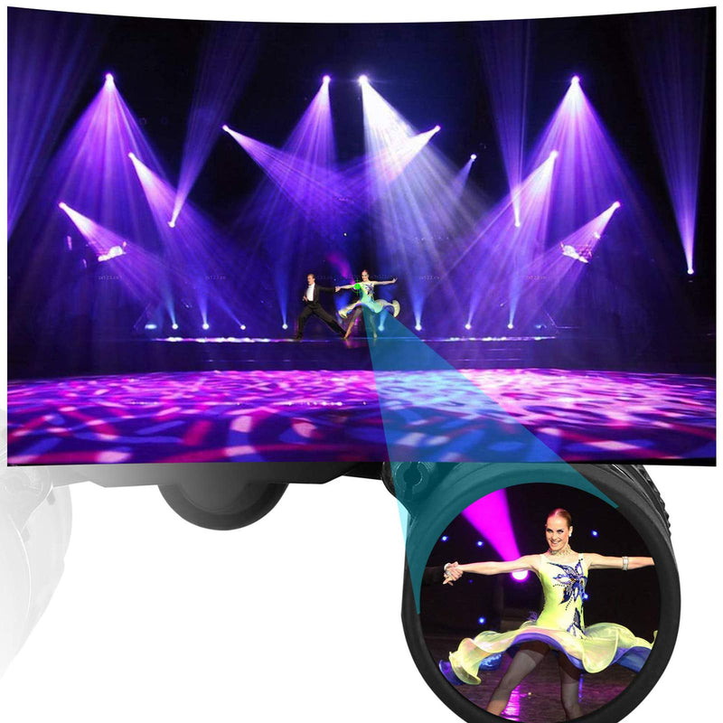 [Australia - AusPower] - POLDR 8x21 Small Compact Lightweight Binoculars for Adults Kids Bird Watching Traveling Sightseeing.Mini Pocket Folding Binoculars for Concert Theater Opera Black 