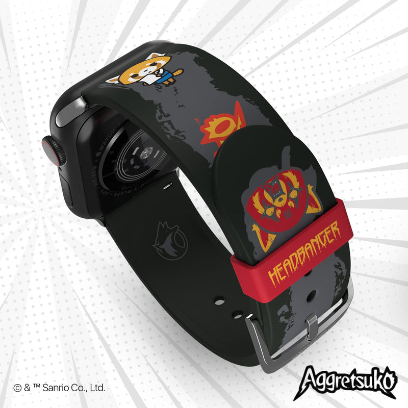 [Australia - AusPower] - Aggretsuko – Heavy Metal Smartwatch Band - Officially Licensed, Compatible with Every Size & Series of Apple Watch (watch not included) 