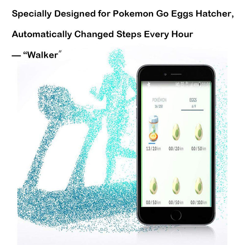 [Australia - AusPower] - Steps Counter Compatible for Pokemon Go Walker, Poke Ball Plus Pokemon go Pedometer, Smart Watch, Two Phone Shaker, Phone Swing, Gotcha 2, Pokemon Brush, Automatic Egg Hatcher Earn Steps by USB 