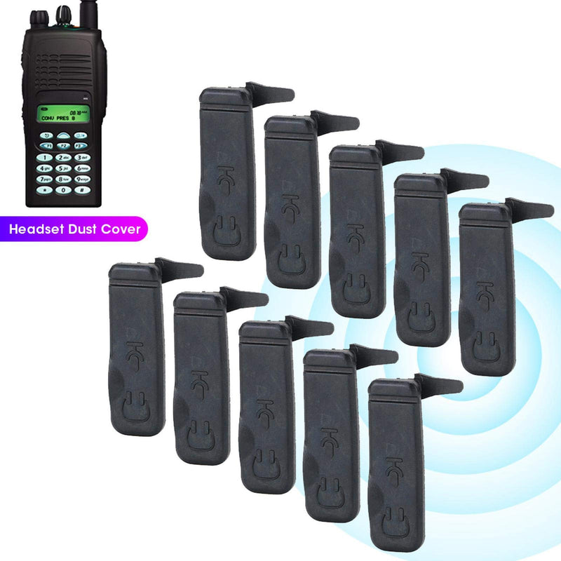[Australia - AusPower] - PUSOKEI 10Pcs Dust Cover for Radio for Motorola, Two Way Radio Headphone Jack for CP200 CP040 CP140 CP160 CP180 GP3188 GP3688 EP450 Two Way Radio, Silicone Dustproof Cover Accessory 