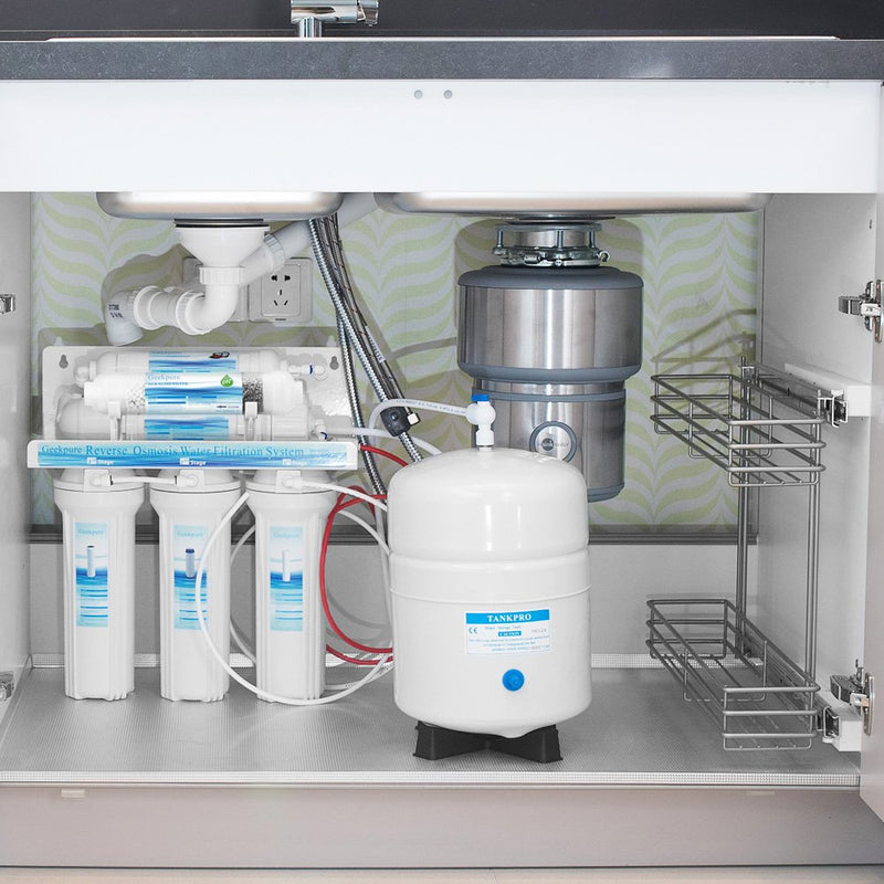 [Australia - AusPower] - Geekpure 10-inch Universal Inline Alkaline Replacement Water Filter Kit pH+ for Reverse Osmosis System -1/4”Thread 