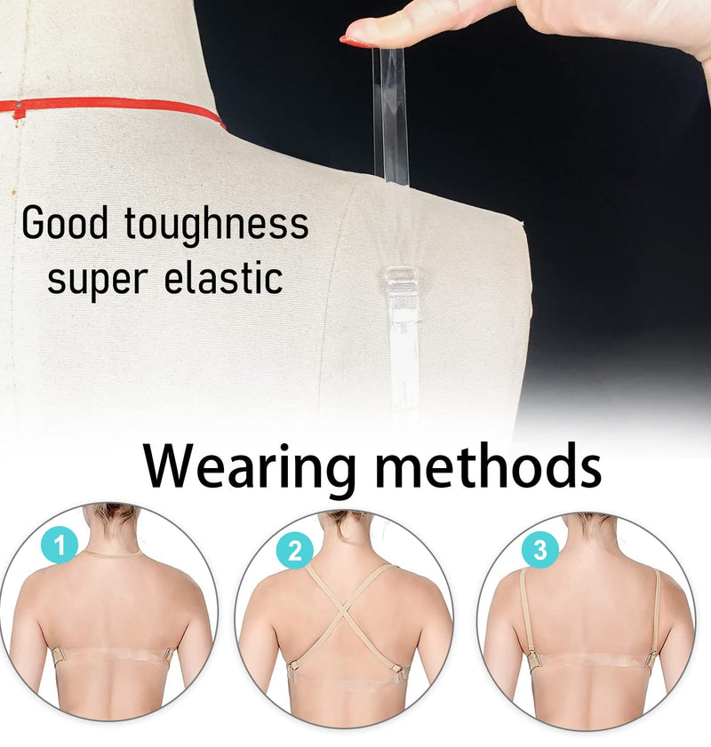 [Australia - AusPower] - MOLLDAN Professional Ballet Dance Bras for Women&Girls Seamless Freebra with Adjustable Clear Straps No Sponge Big Girls 12-15years（bust26-29“） 