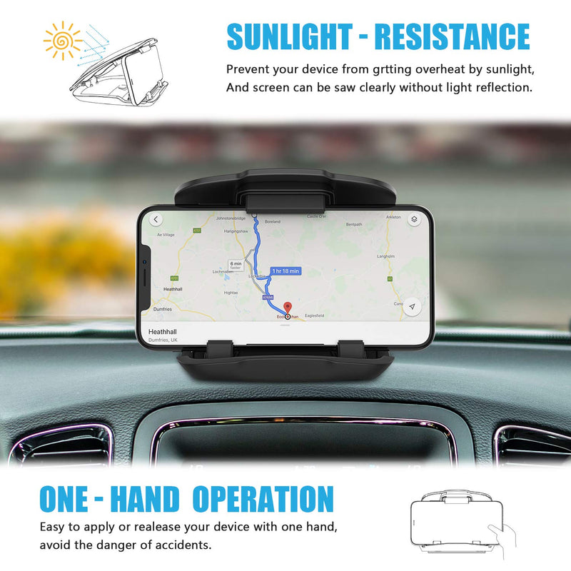 [Australia - AusPower] - Car Phone Mount, WixGear Dashboard Cell Phone Holder, Dash Mount Cell Phone Holder for Smartphone, Mobile Phone Car Mat Pad for Samsung, Galaxy, Nokia Smartphone, Google and Note 