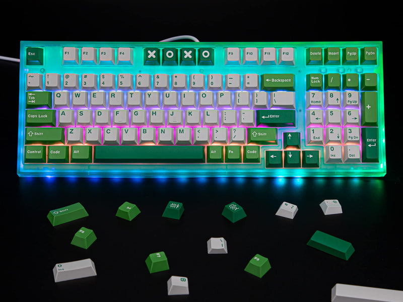 [Australia - AusPower] - Custom Keycaps Cherry Profile 172 Keys Kit - ABS Double-Shot Keycap for ANSI & ISO Layout Mechanical Keyboards - Compatible with 60%, 65%, 75%, 80%, 100% Keyboards (Typewriter) 
