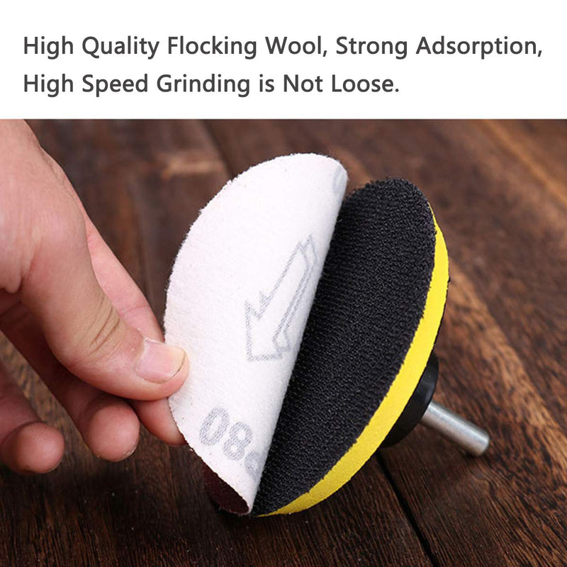 [Australia - AusPower] - 200PCS 3 inch Sanding Discs Hook Loop, VÉZAAR Orbital Sander Pad Headlight Restorations Sandpaper Backing Aluminum Oxide 80 100 180 240 600 800 1000 1200 2000 3000 Grit Assortments 