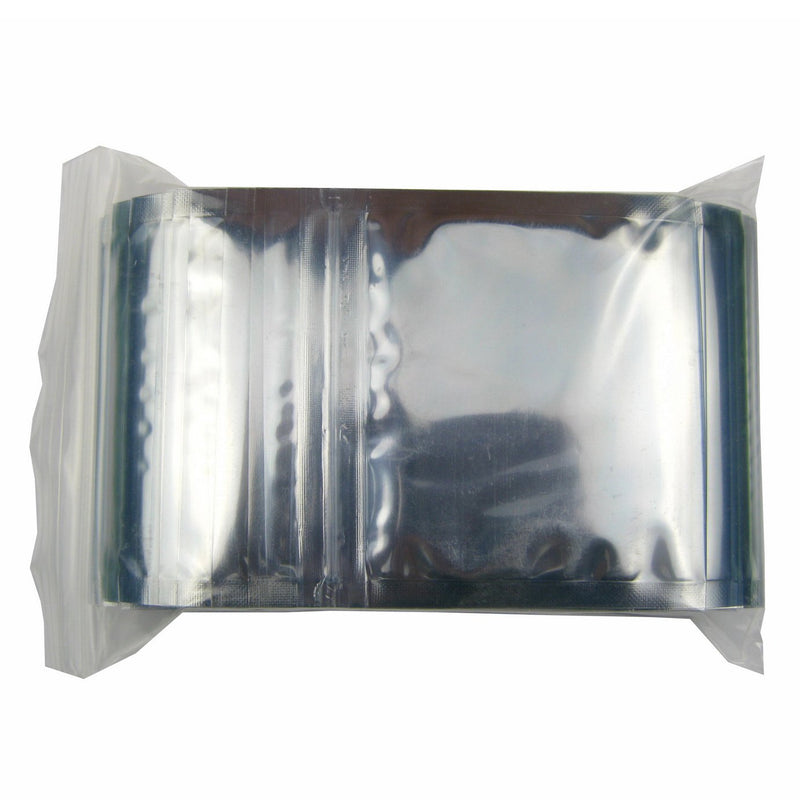[Australia - AusPower] - TOJYXSY 100 PCS ESD Antistatic Bags Multi Sizes Inner 1.5 x 2.8 Inch (4x7cm) Electronic Device Laptop Cases Shielding Packing Zipper Pouches 1.5 x 2.8 Inch - 100 PCS 