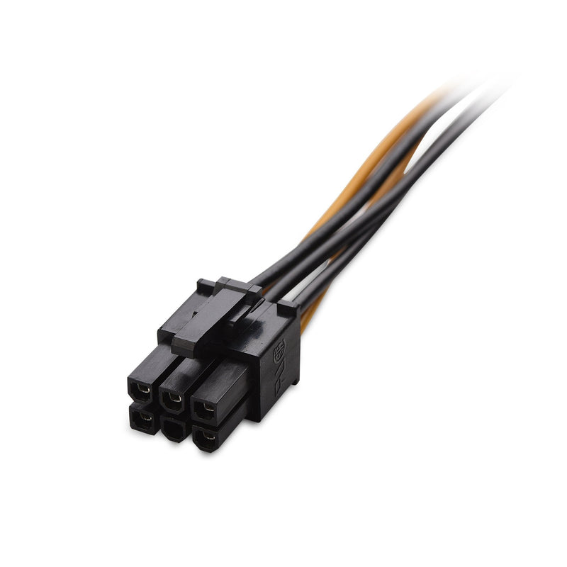 [Australia - AusPower] - Cable Matters 2-Pack 6 Pin to SATA Power Cable (SATA to 6 Pin PCIe) - 8 Inches 