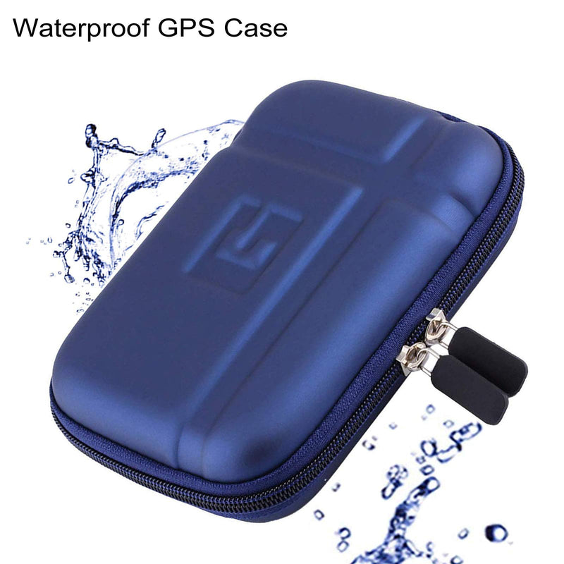 [Australia - AusPower] - TOPEPOP 5 5.2 inch GPS Carrying Case Portable Hard Shell Protective Pouch Storage Bag Hard GPS Case Compatible with Car GPS Navigator Garmin Nuvi Tomtom Magellan Roadmate Blue-5 CUN 