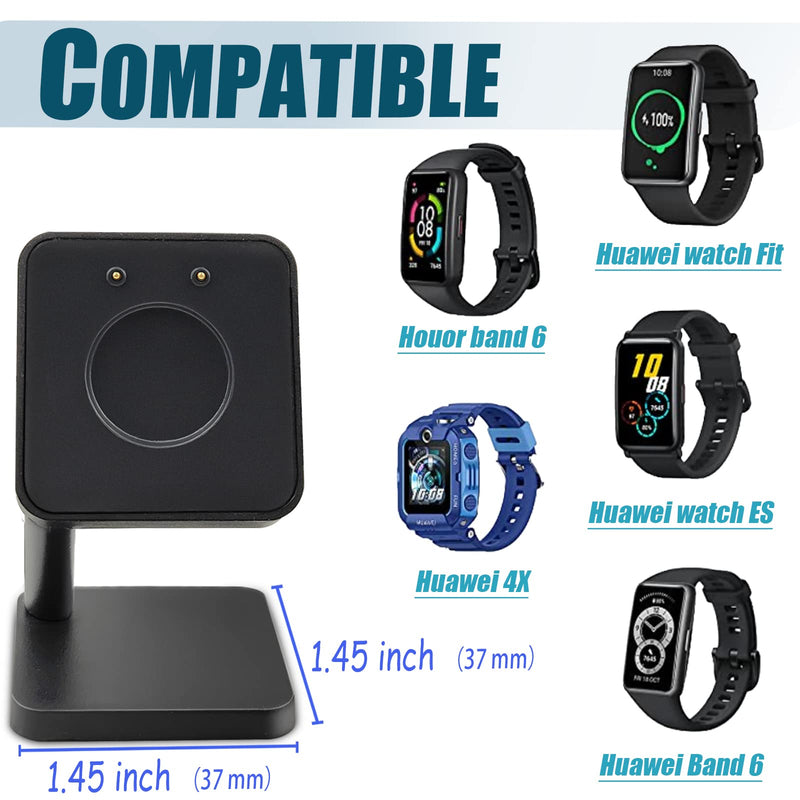 [Australia - AusPower] - Charger Stand Compatible with Huawei Band 6, Huawei Watch Fit, Huawei4X, Honor Band 6,Honor Watch ES,Replacement USB Charger Cable Fit for Honor Smartwatch 