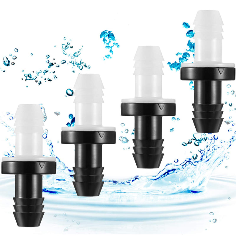 [Australia - AusPower] - Check Valve, 3/8 Inch 10 mm ABS Plug-in Check Valve Fuel Oil Water Gas Air One-Way Check Valve for Liquids and Gases (6 Pieces) 6 