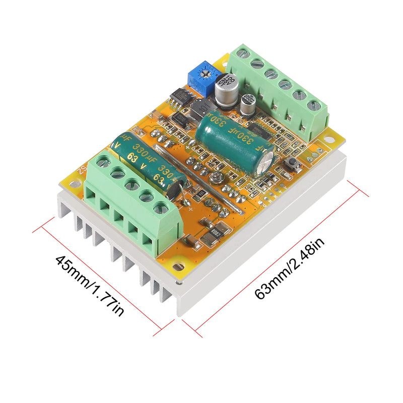 [Australia - AusPower] - AITIAO 2Pcs 380W 6.5-50V PWM Brushless DC Electric Motor Speed Controller with Hall-Less 