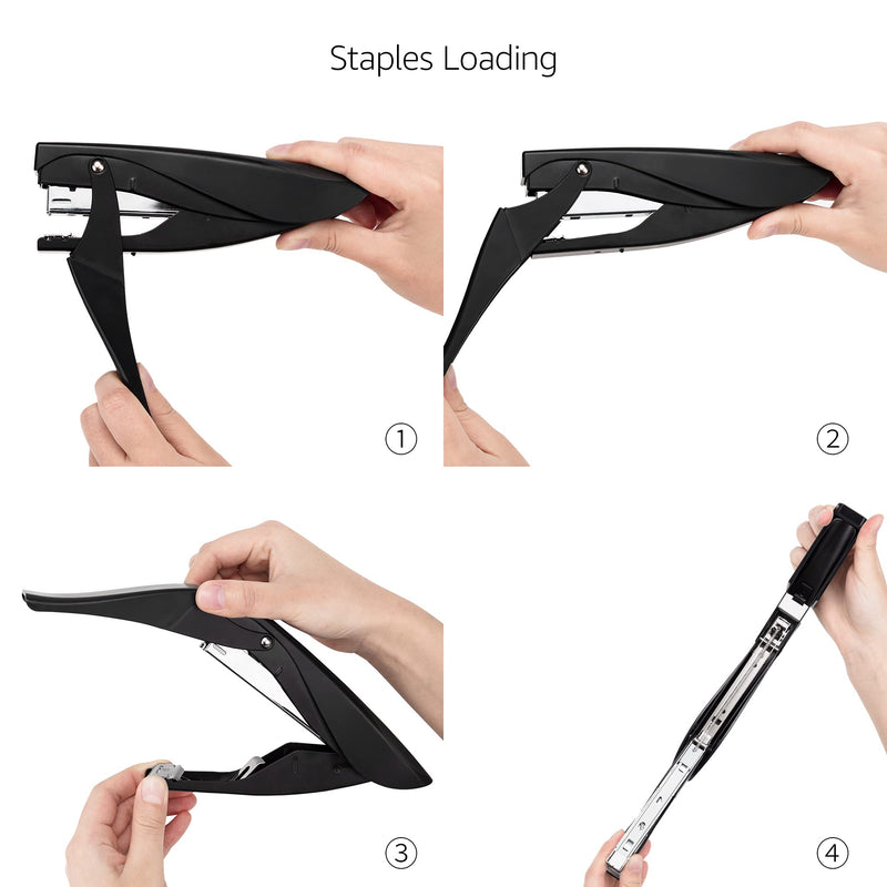 [Australia - AusPower] - Amazon Basics Plier Stapler, Hand Held Stapler, 25 Sheet Capacity, Black 