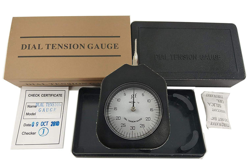 [Australia - AusPower] - VTSYIQI ATG-30-1 Dial Tension Gauge meter tester Tensionmeter Gram Force Meter Single Pointer 30G 