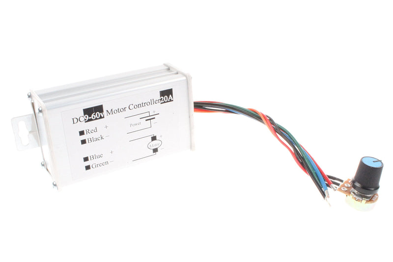 [Australia - AusPower] - NOYITO PWM Motor Speed Controller 20A DC 9V-60V 12V 24V 36V 48V Brush Motor Controller (20A) 