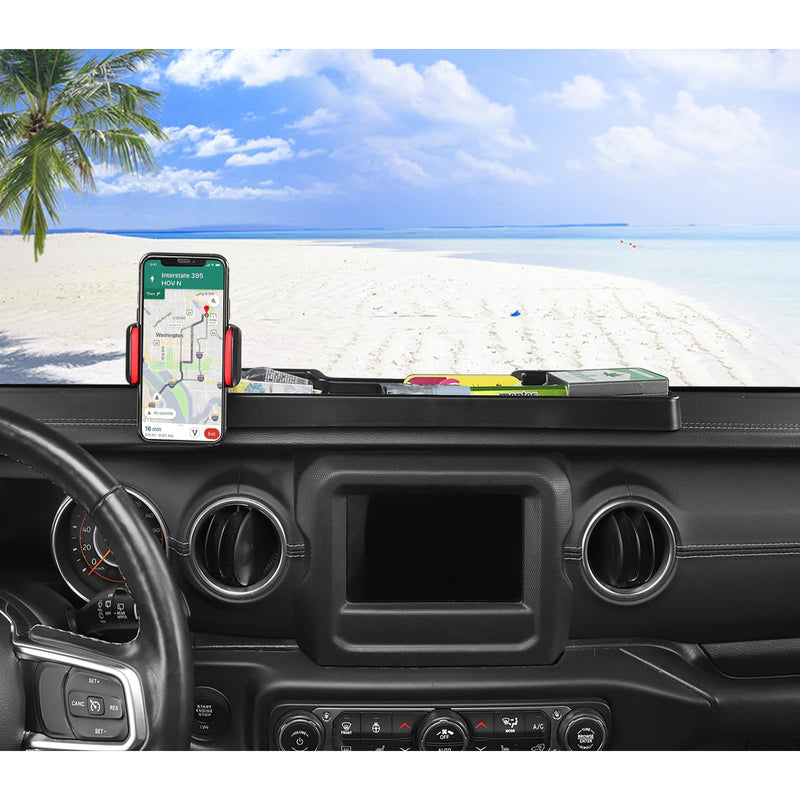 [Australia - AusPower] - CheroCar for Jeep Phone Mount Phone Holder StoageTray Phone Holder fits for 2018-2021 Jeep WranglerJL 4XE 