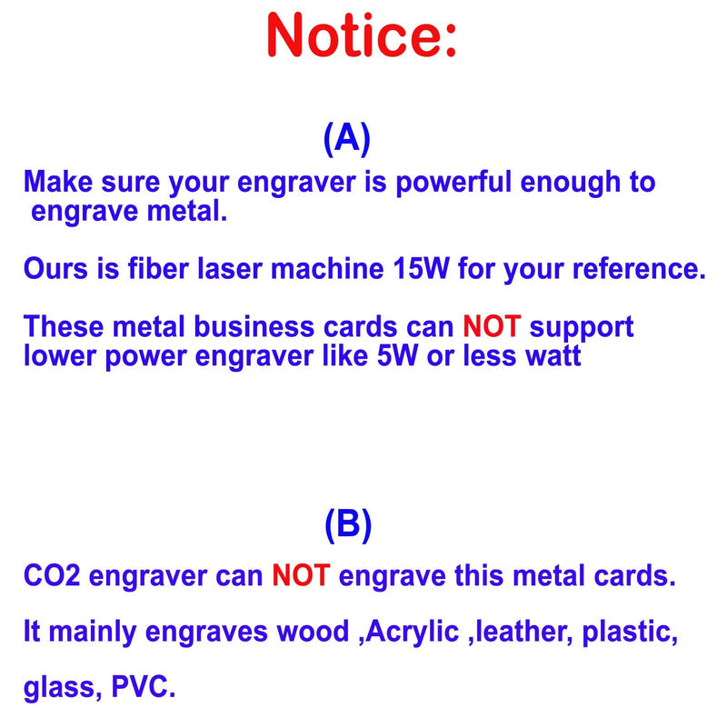 [Australia - AusPower] - Ebamaz Thin 100PCS Aluminum Alloy Metal Card Plate 3.4 X2.13X0.008 inch for Laser Engrave (Silver, Blank)) Silver, Blank 