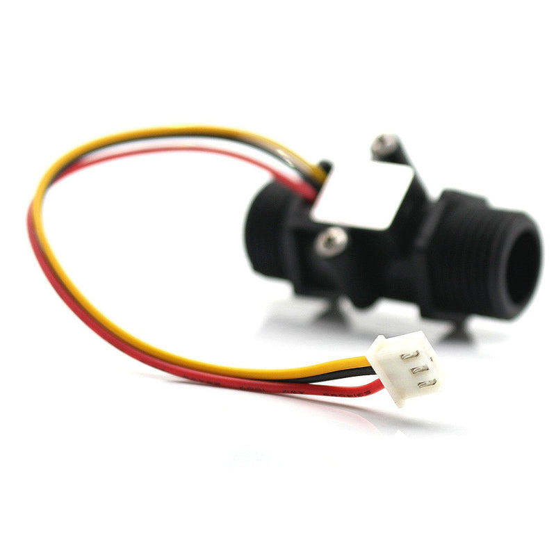 [Australia - AusPower] - Fankerba G1/2" Water Flow Sensor, High Precision Water Cooling Turbine Flowmeter G1/2 / DN15 (1-30L/min) 