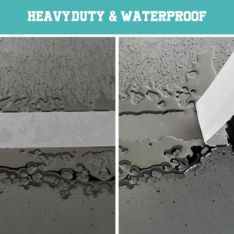 [Australia - AusPower] - CyantSolutions Duct Tape Grey Heavy Duty - 2-Pack with Super Strong Adhesion Dual Tape Heavy Duct, 2 Inch x 30 Yard Waterproof Backing, Easy to Tear by Hand 2-Pack, 2 Inch x 30 Yard 