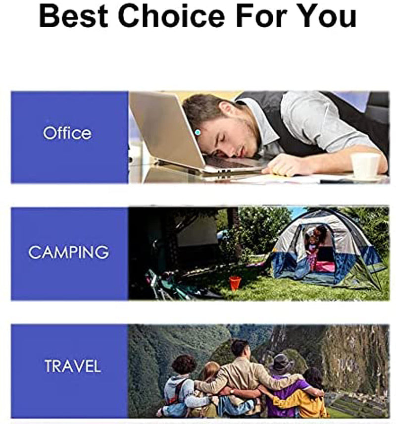 [Australia - AusPower] - 2 Pack Purple Ultralight Inflatable Camping Pillow Squared Flocked Fabric Air Pillow for Hiking,Camping,Traveling,Napping,Desk Rest,Neck Lumbar Support 