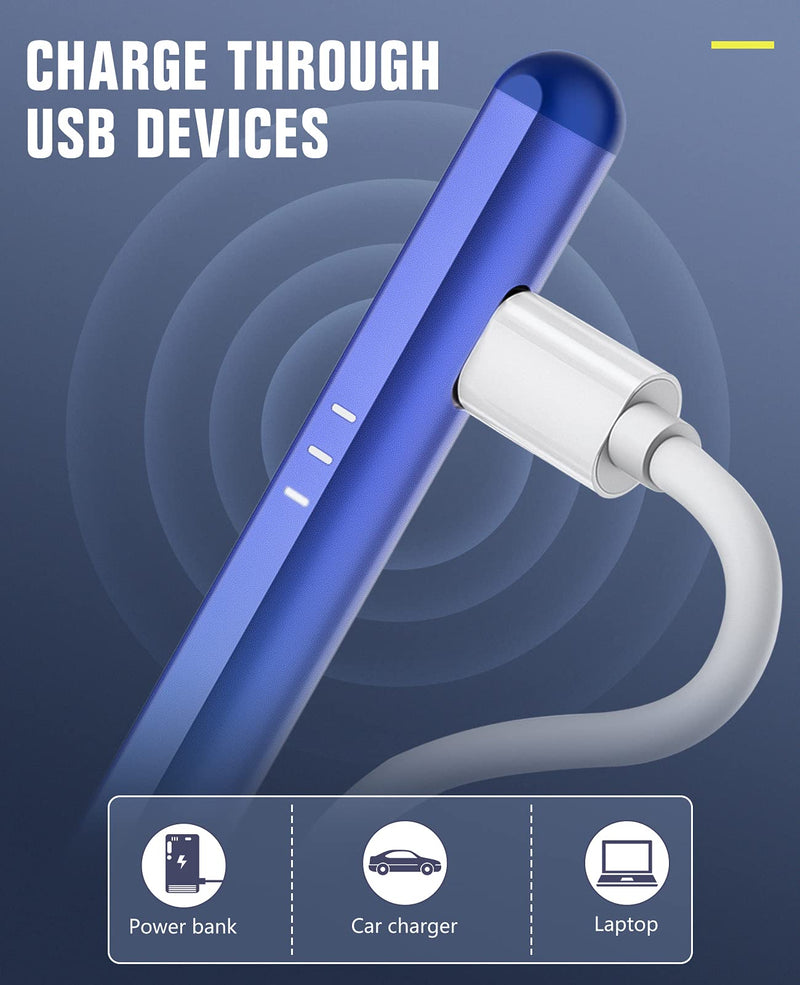 [Australia - AusPower] - TiMOVO Stylus Pen for Apple iPad Palm Rejection Active Digital Tilt Magnetic Stylus Pencil for iPad 9/8/7/6th Generation,iPad Pro 12.9/11,iPad Air 5/4/3,Mini 6/5,Gradient Blue Gradient Blue 