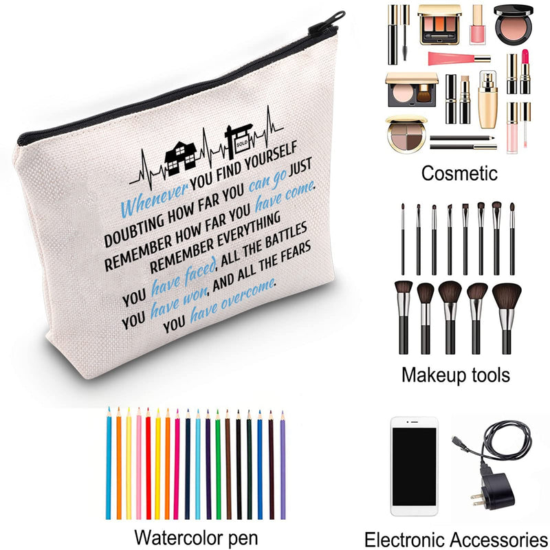 [Australia - AusPower] - ZJXHPO Real Estate Agent Gift Realtor Inspirational Gift Real Estate License Gift Zipper Pouch Makeup Bag (WHE- REALTOR) WHE- REALTOR 