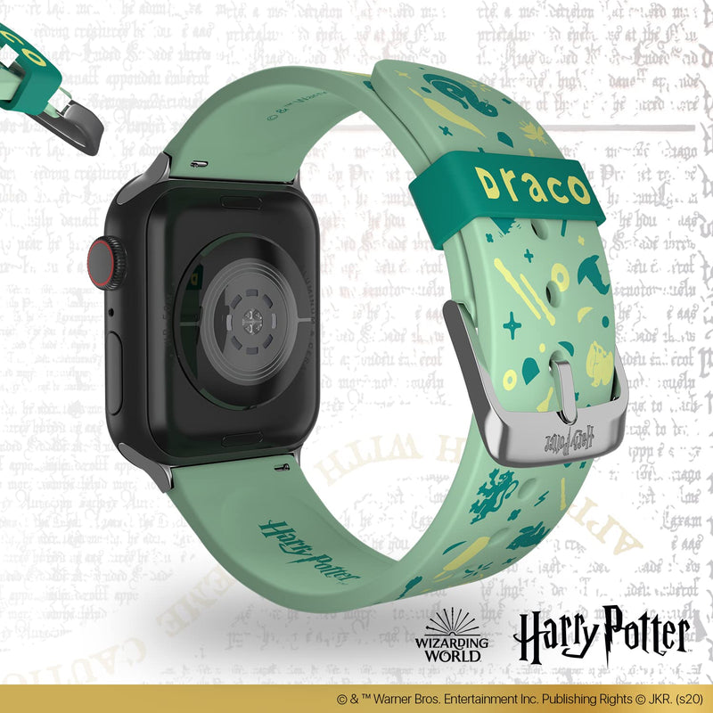 [Australia - AusPower] - Harry Potter - Charms Smartwatch Band - Officially Licensed, Compatible with Every Size & Series of Apple Watch (watch not included) Draco 