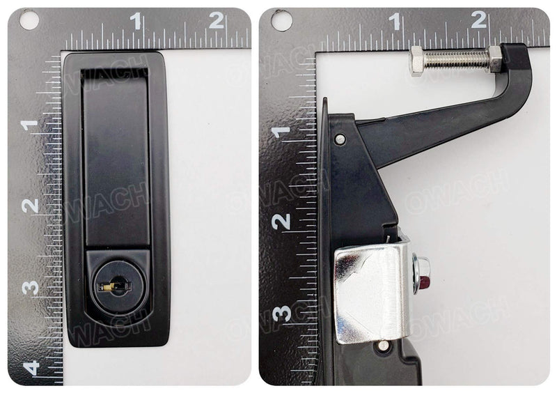 [Australia - AusPower] - OWACH 2 Pack Compression Latches (AL-919-2L) Flush Lever Adjustable Grip Range 0.91"-1.81", Replace C2-33-25 (with Locking, Grip Range 0.91"-1.81") With locking, Grip Range 0.91"-1.81" 