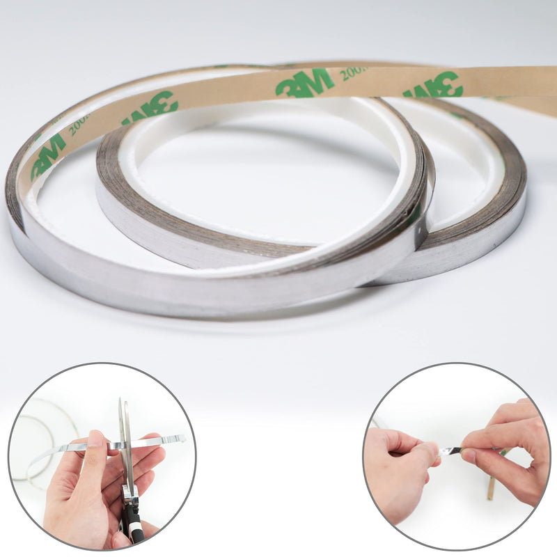 [Australia - AusPower] - Lead Tape Weights | Adhesive Lead Tape | Add Swing Weight for Golf Tennis Racket Pickleball Paddle Adjust Weight | 0.20 Inch and 0.40 inch Combo 