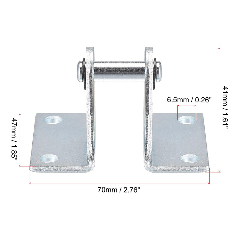 [Australia - AusPower] - uxcell Air Cylinder Rod Clevis Mounting Bracket 4 Bolt Holes 47x70x41mm MA/MAL Pneumatic Parts for 20mm Cylinder Bore 