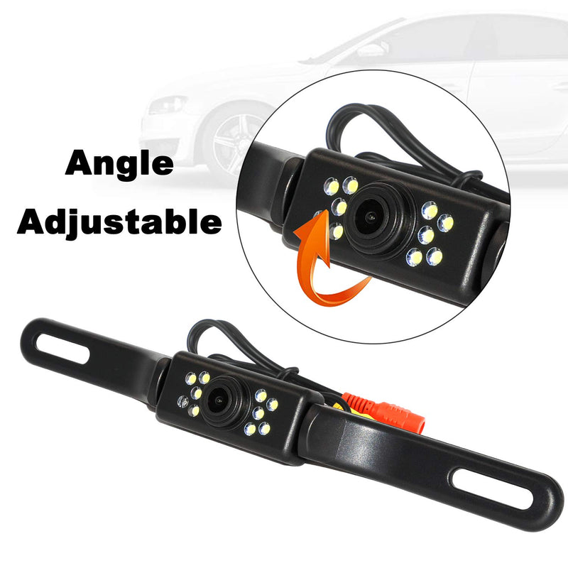 [Australia - AusPower] - Peojek Backup Camera and Monitor Kit, 4.3" Car Vehicle Rearview Mirror Monitor for Car Reverse Camera Waterproof Car Rear View Camera with 9 LED Night Vision (4.3" Backup Camera) 4.3" Backup Camera 