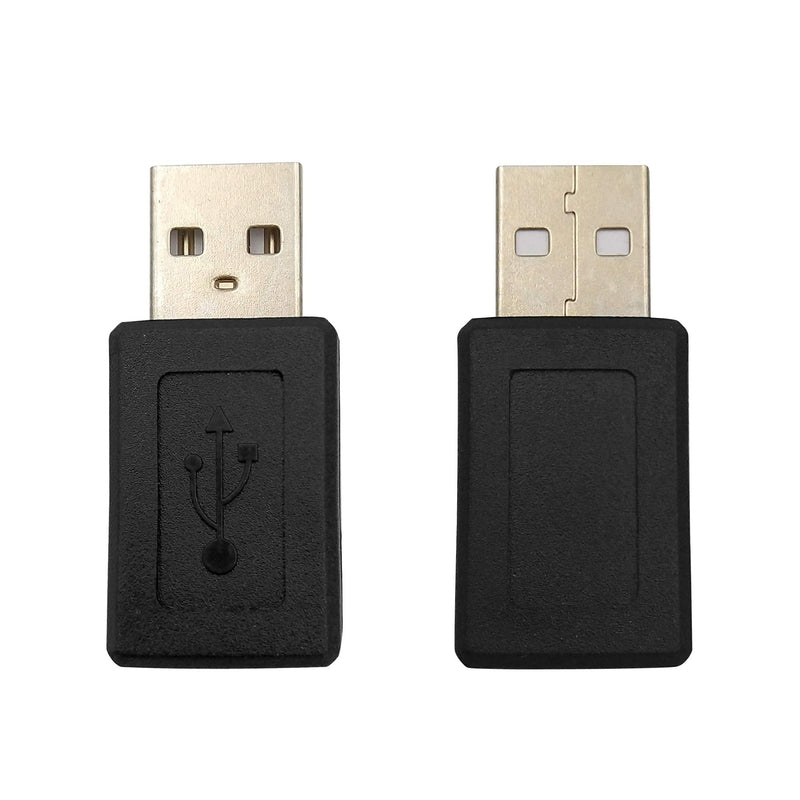 [Australia - AusPower] - USB 2.0 Male to Micro USB Female Connector Adapter (2 Pack) 