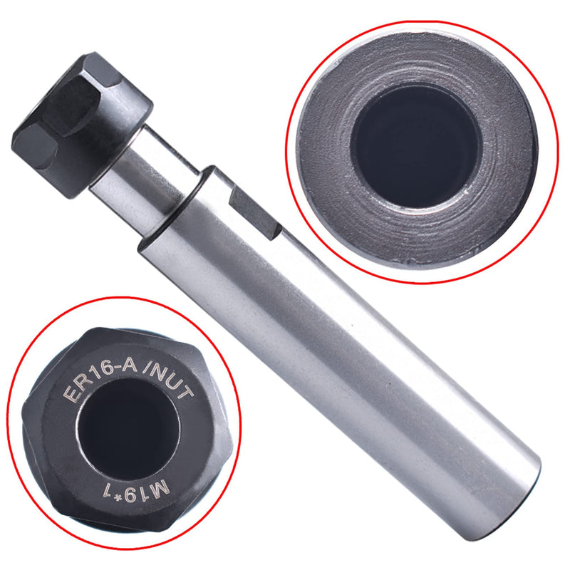 [Australia - AusPower] - TINVHY Compatible with ER16A 100L C1 Straight Shank Tool Holder Collet Chuck for CNC Lathe Milling A Type ER16 Extension Rod Suitable for Deep Hole Processing 