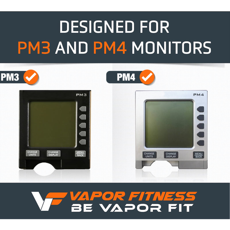 [Australia - AusPower] - Smartphone Cradle Designed for Concept 2 Rowing Machine PM3 Monitor, PM4 Monitor, Silicone Phone Holder with Adapter Compatible with Concept2 Pm3 and Pm4 Monitors… 