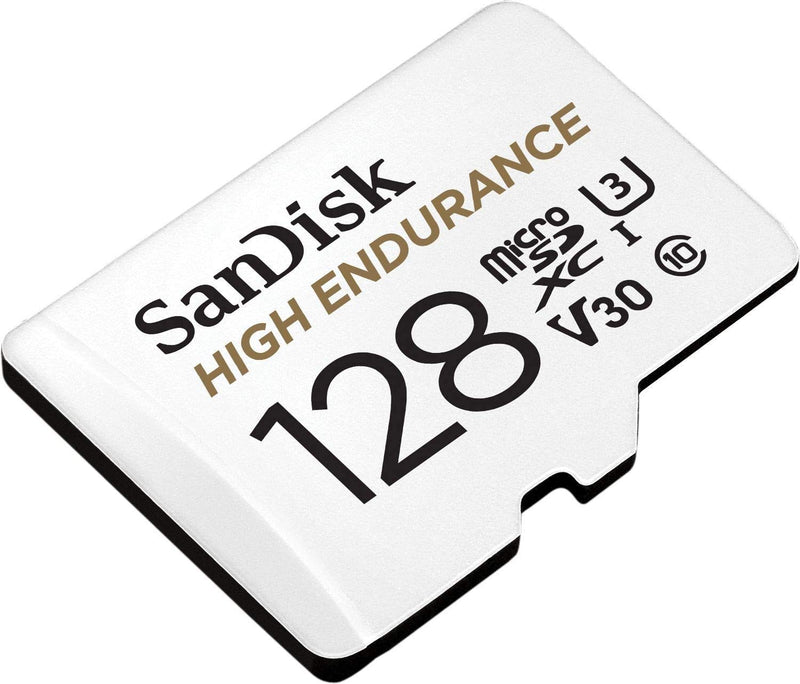 [Australia - AusPower] - SanDisk 128GB High Endurance Video Card MicroSDXC for Dash Cams Works with Garmin Mini, 56, 66W Dash Cameras (SDSQQNR-128G-GN6IA) Bundle with (1) Everything But Stromboli SD & Micro SD Card Reader 