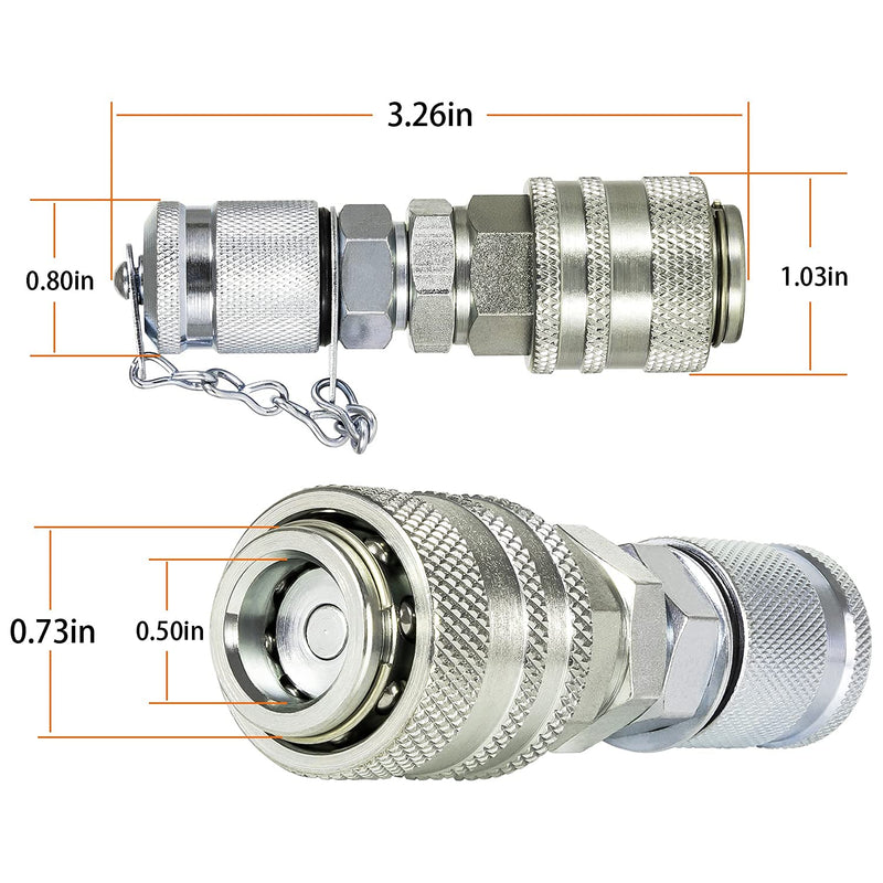 [Australia - AusPower] - Hydraulic Test Joint Kit for PD Series Joints Suitable for Swedish Excavator Construction Machinery. 