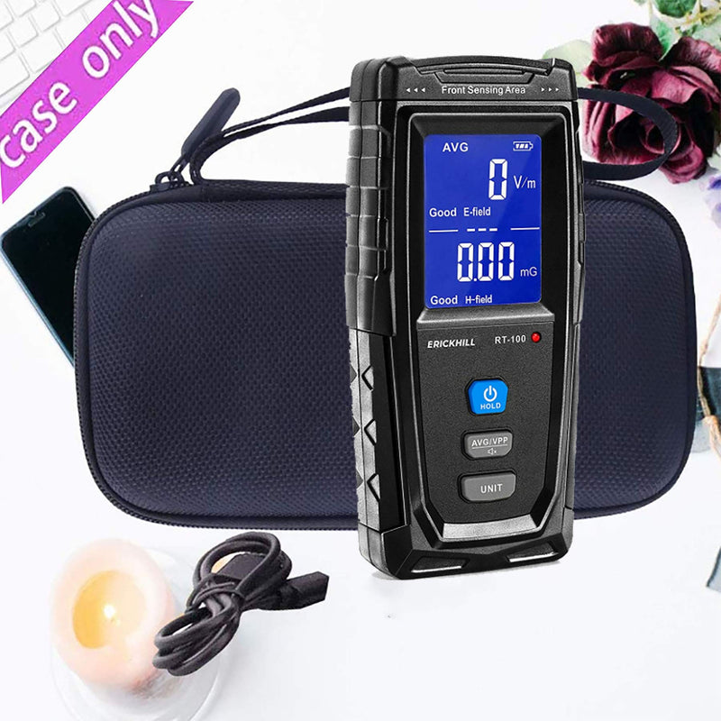 [Australia - AusPower] - WERJIA Hard Carrying Case Compatible with ERICKHILL EMF Meter (CASE ONLY) 