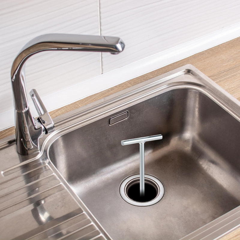[Australia - AusPower] - Azanxo Garbage Disposer Unjamming Wrench, Compatible With Moen Garbage Disposals, Unclog Kitchen Clean clogging, Silver Garbage Disposal Wrench Tool,Rubbish Disposals for Clearing clogs above the Sink 