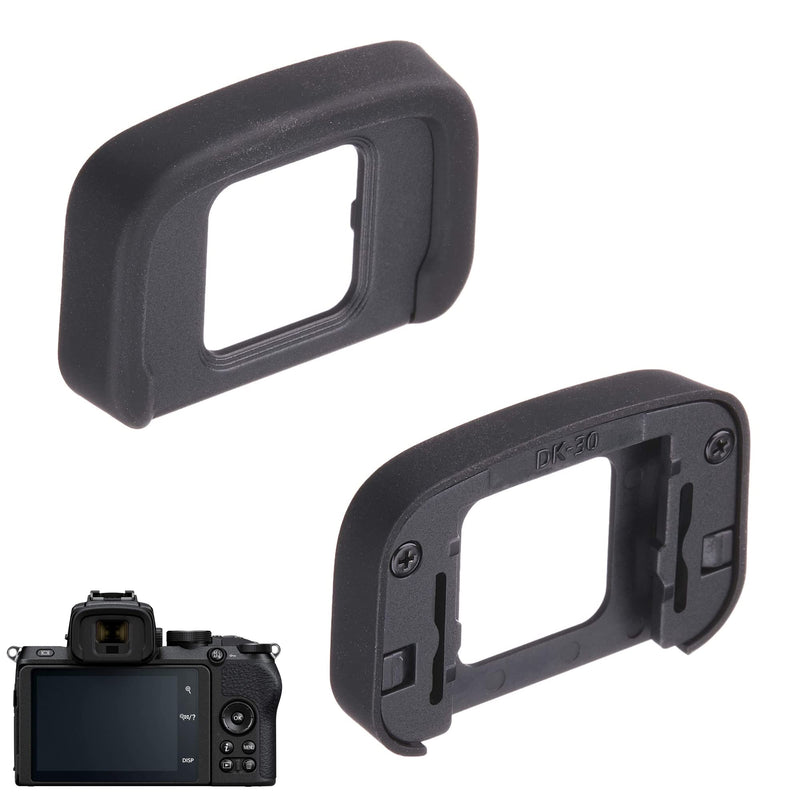 [Australia - AusPower] - Eyepiece Eyecup Eye Cup DK-30 for Nikon Z 50 Z50 Mirrorless Camera, PCTC Eyepiece Cover & Hot Shoe Cover -(2+2 Pack) 