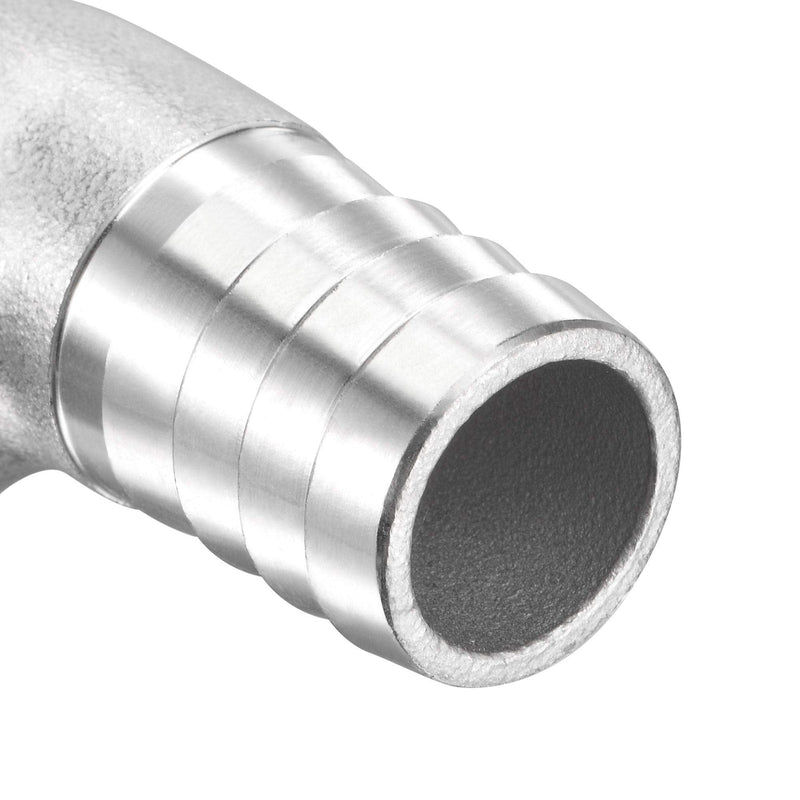 [Australia - AusPower] - uxcell 304 Stainless Steel Hose Barb Fitting Elbow, 20mm Barbed x 3/4" NPT Female Pipe Connector Adapter for Water Fuel Air, Pack of 2 