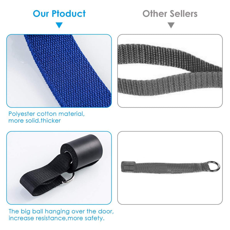 [Australia - AusPower] - KimDaro Leg Stretcher, Door Flexibility & Stretching Leg Strap - Great for Ballet Cheer Dance Gymnastics or Any Sport Leg Stretcher Door Flexibility Trainer Premium Stretching Equipment Black 