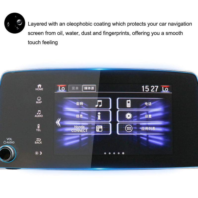 [Australia - AusPower] - 2017-2022 CRV EX EX-L Touring 7 Inch Car Navigation Screen Protector, HiMoliwa Scratch-Resistant Ultra HD in-Dash Clear Tempered Glass Screen 9H Hardness 0.33mm 