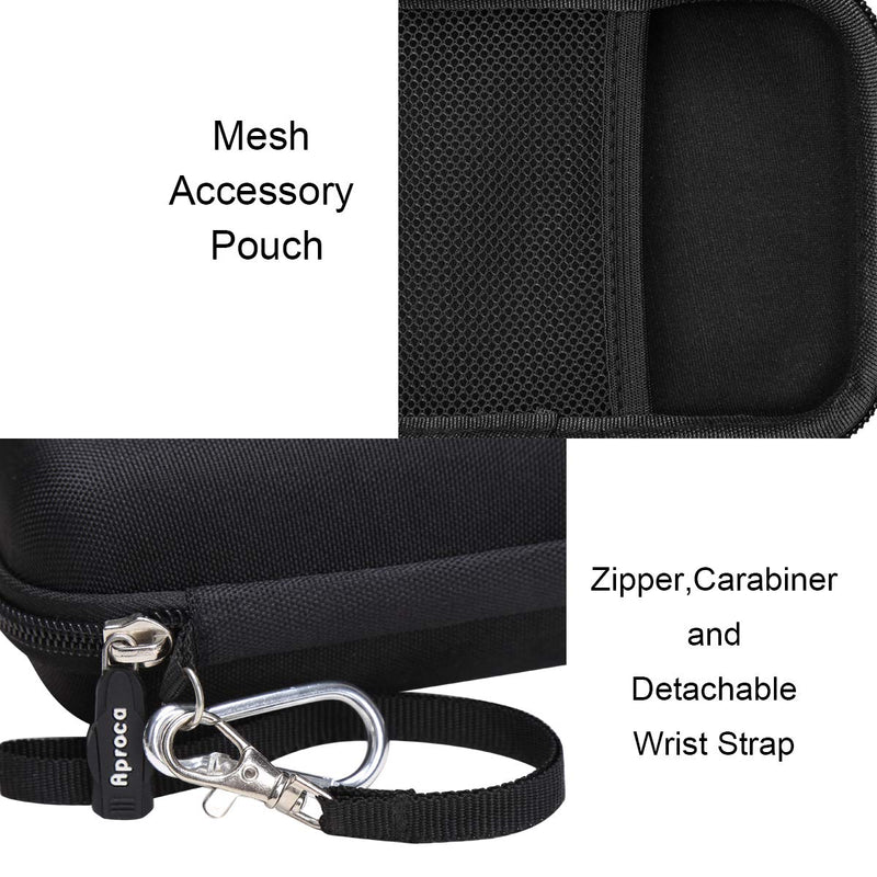 [Australia - AusPower] - Aproca Hard Travel Storage Carrying Case, for TriField EMF Meter Model TF2 Black-Promotion 