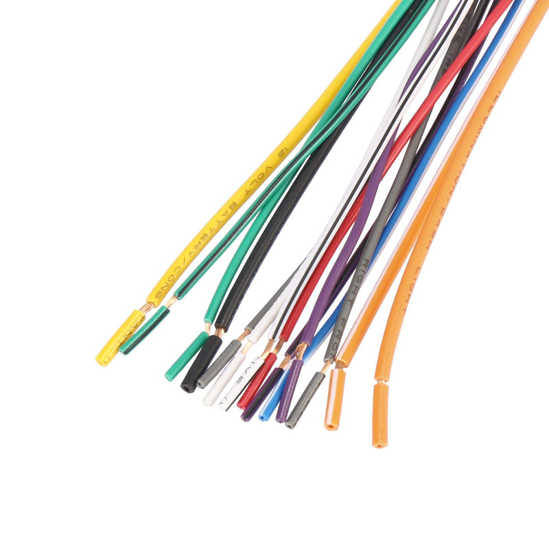 [Australia - AusPower] - X AUTOHAUX 70-1729 Car Stereo CD Player Wiring Harness Wire Radio Adapter Install Plug for Honda City Crider Accord Fit CRV 