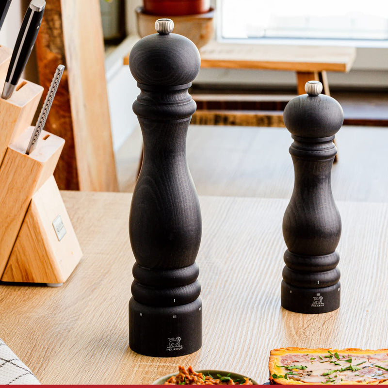 [Australia - AusPower] - Peugeot - Paris u'Select Manual Pepper Mill - Adjustable Grinder - Beechwood, Graphite Finish 30cm - 12in 