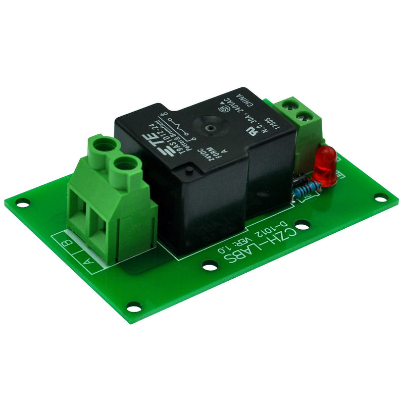 [Australia - AusPower] - CZH-Labs 24V Passive SPST-NO 30Amp Power Relay Module Board. 