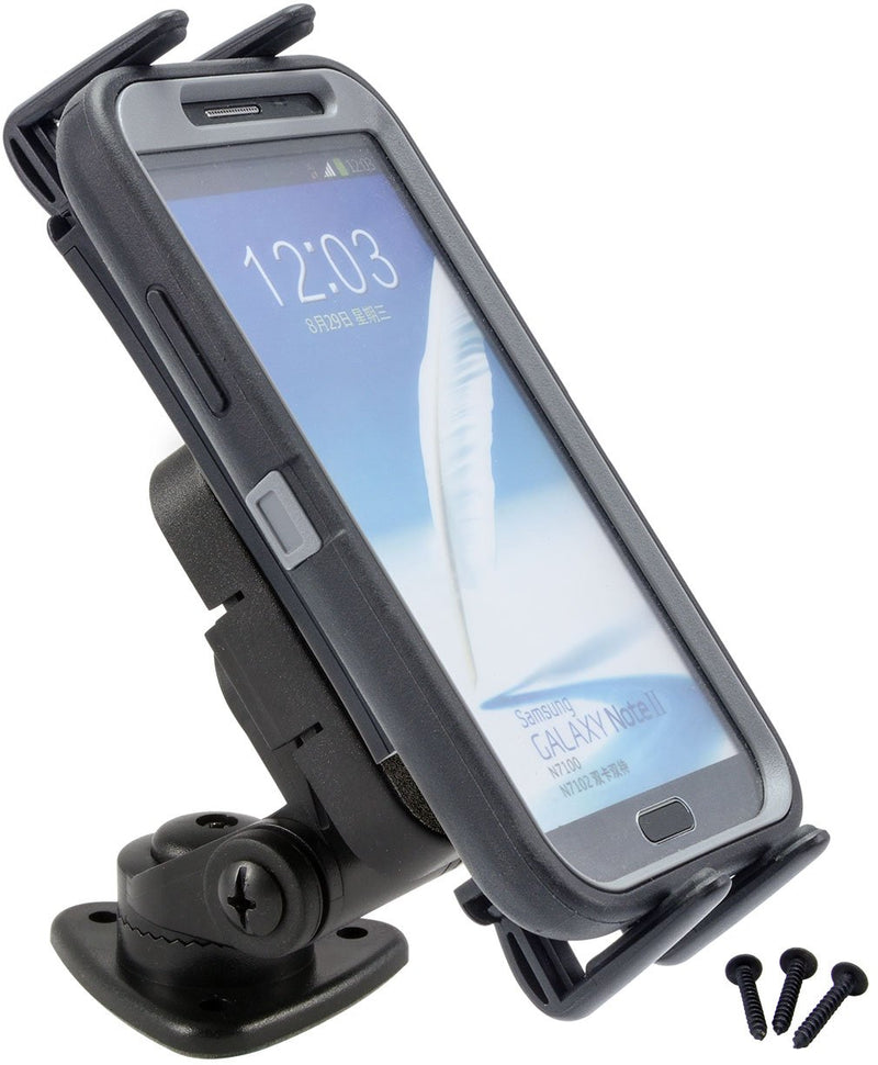 [Australia - AusPower] - Arkon Adhesive Car Phone or Midsize Tablet Holder Mount for Samsung Galaxy S10 S9 S8 Note 9 8 Retail Black 